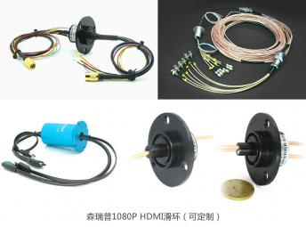 森瑞普1080P HDMI滑環(huán)360度旋轉傳輸1920*1080分辨率視頻畫(huà)面演示